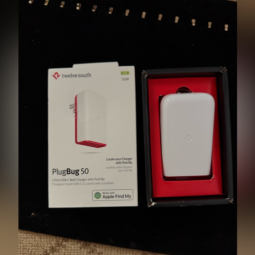 Twelve South PlugBug 50W USB-C Charger Block, 2-Port Fast Charging Block Hub NIB